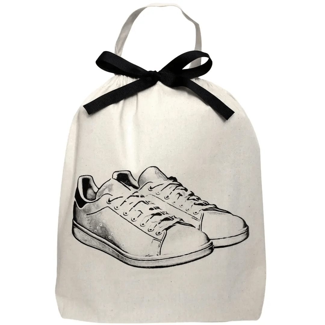 White Sneaker Shoe Bag – Cream