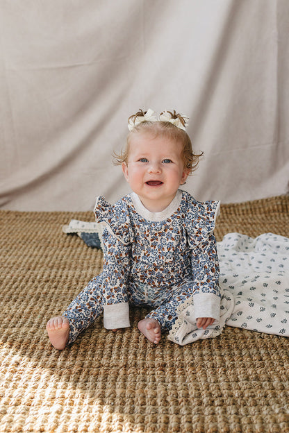 Blue Meadow Ruffle French Terry Set