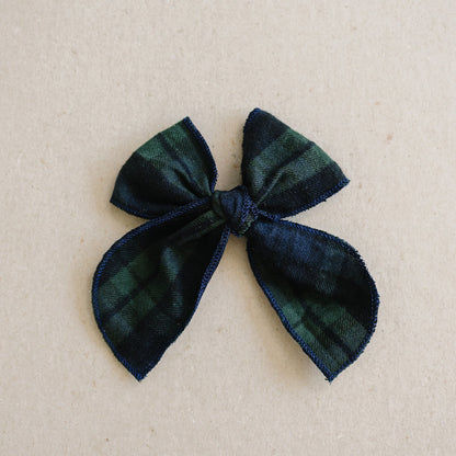 Alpine Plaid Hair Bow