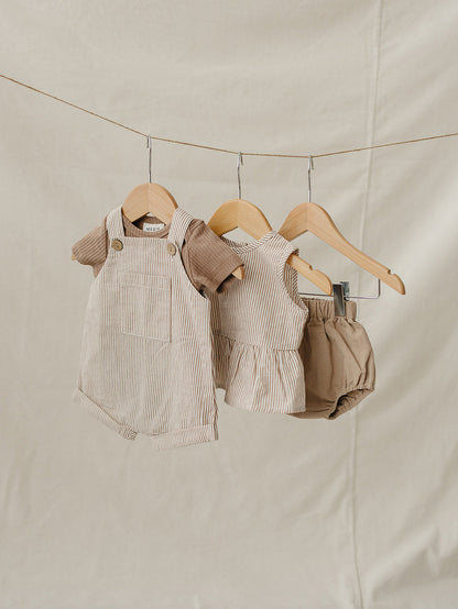 Tan Ribbed Bodysuit