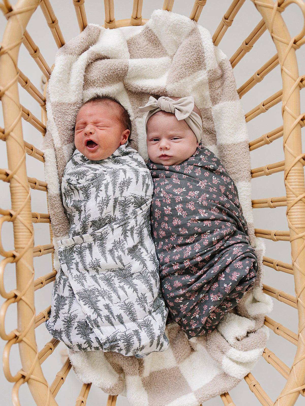 Forest Muslin Swaddle Blanket