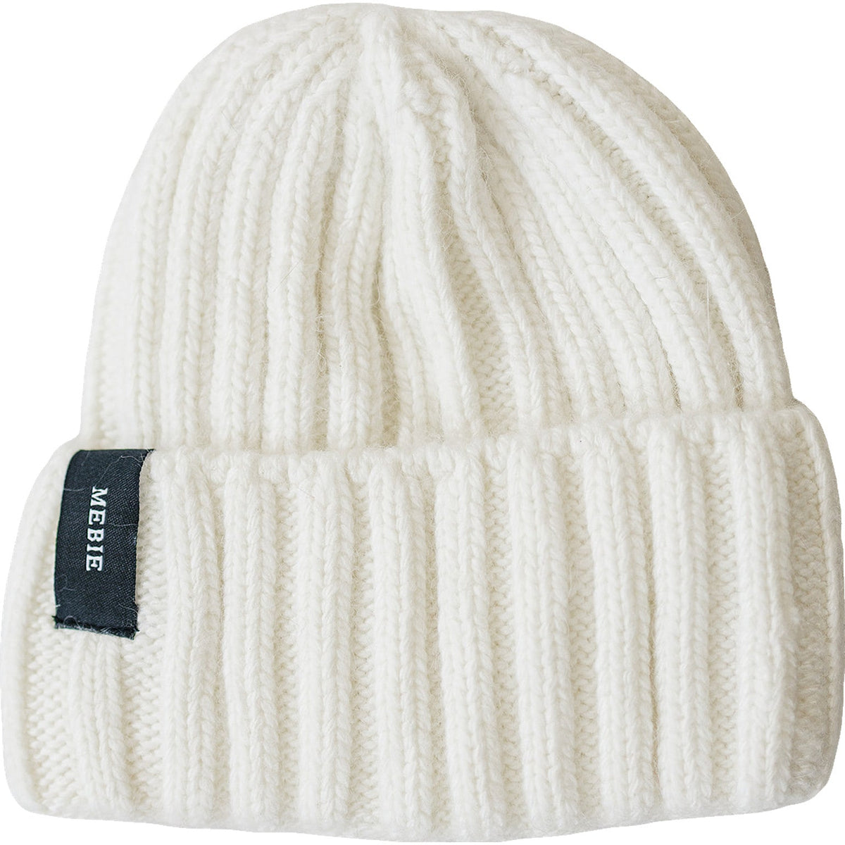 White Chunky Knit Beanie