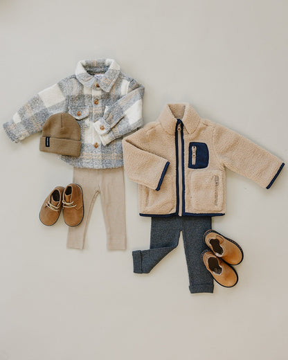 Grey Plaid Shacket
