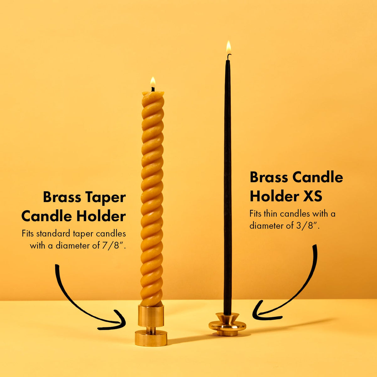Brass Candle Holder XS