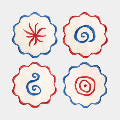 Octaevo Cocktail Coasters - Amalfi (Set of 4)