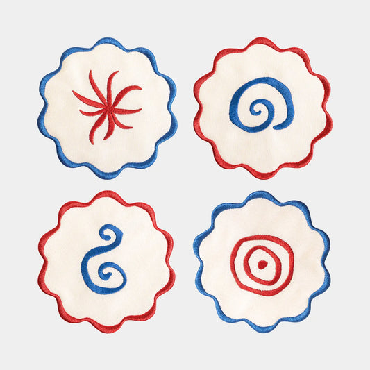 Octaevo Cocktail Coasters - Amalfi (Set of 4)