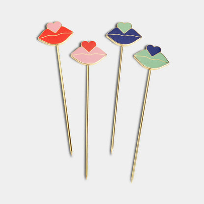Octaevo Cocktail Picks - Beso (Set of 4)