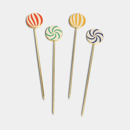 Octaevo Cocktail Picks - Candy Crush (Set of 4)