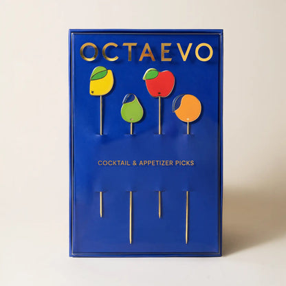Octaevo Cocktail Picks - Tutti Frutti (Set of 4)