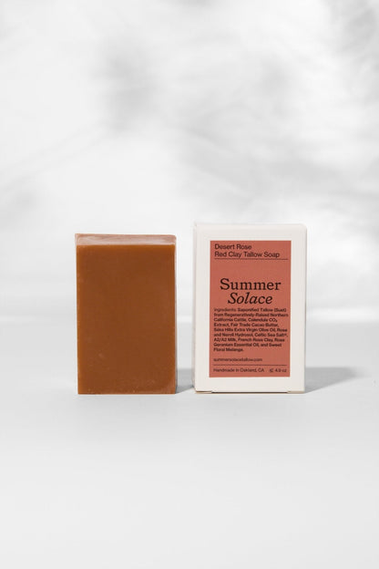Desert Rose – Red Clay Bar Soap | Floral & Cacao Butter Infused