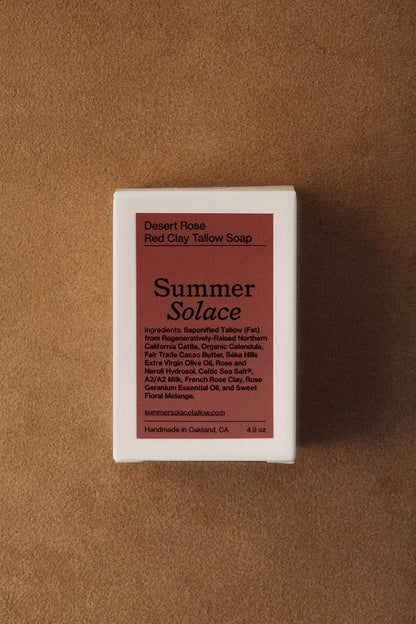 Desert Rose – Red Clay Bar Soap | Floral & Cacao Butter Infused