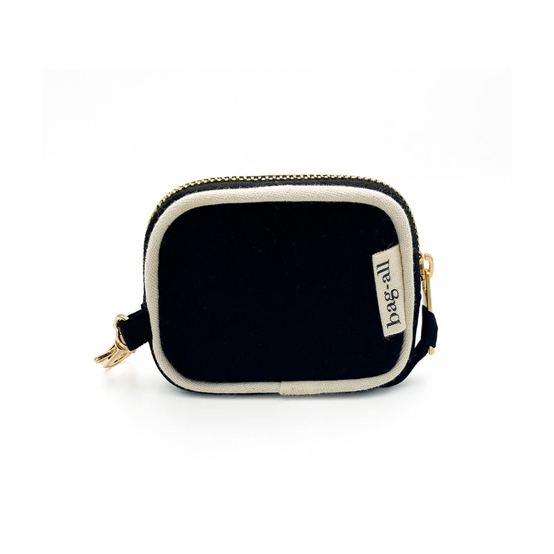Earbuds Travel Case w Clasp – Black