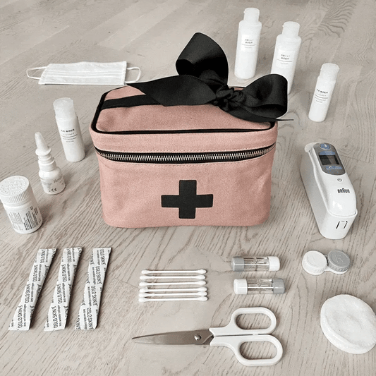 Meds and First Aid Storage Box – Pink/Blush