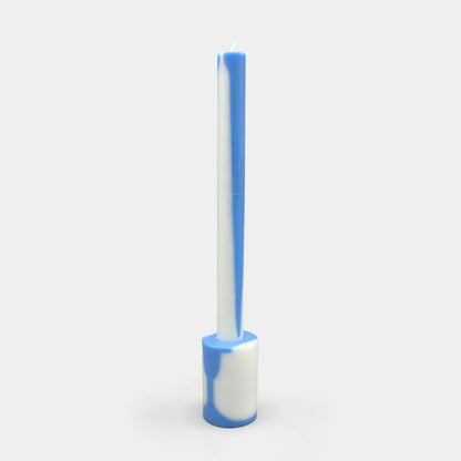Illusion Candle - Blue & White