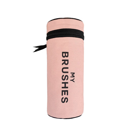 Brushes, Cylinder Case – Pink/Blush