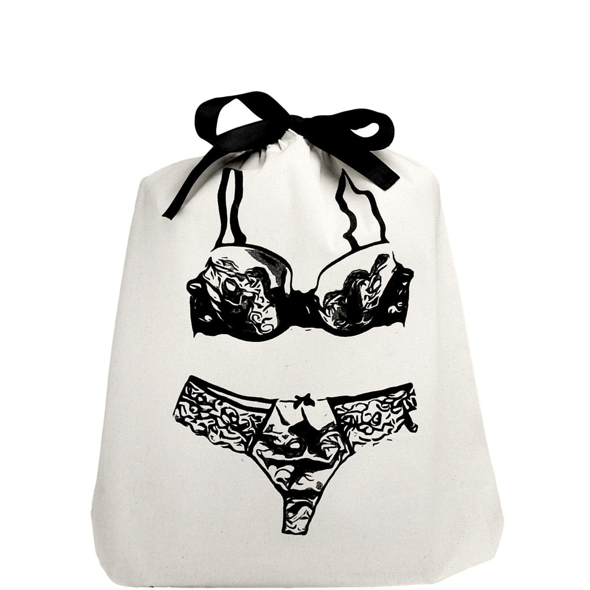 Lace Lingerie Travel Bag – Cream