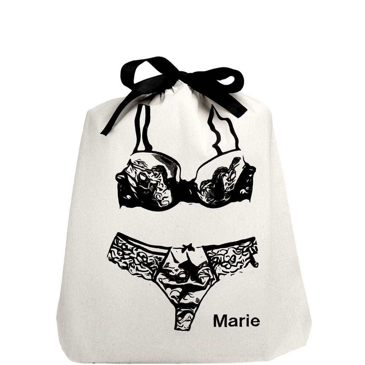 Lace Lingerie Travel Bag – Cream