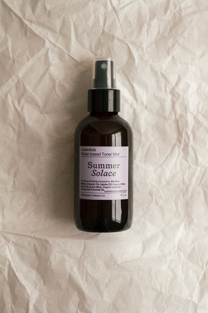 Lavender & White Lotus Toner – Organic Floral Mist | 4 oz (New Formula)