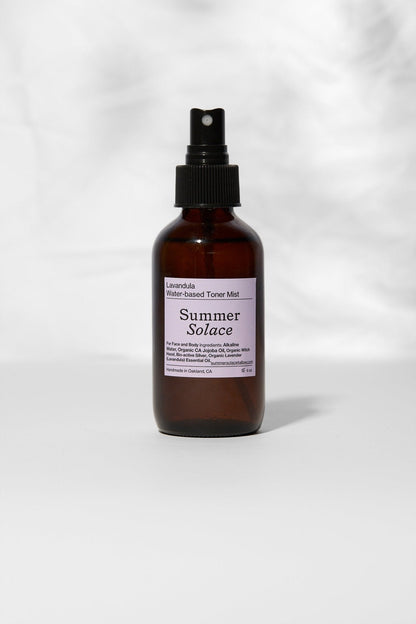 Lavender & White Lotus Toner – Organic Floral Mist | 4 oz (New Formula)