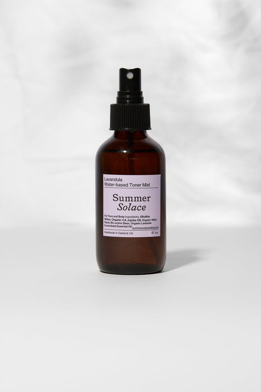 Lavender & White Lotus Toner – Organic Floral Mist | 4 oz (New Formula)