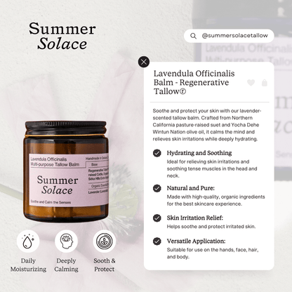 Lavendula Balm – Calming Floral Blend | Lavender & Golden Champa