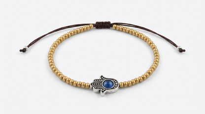 Gold Hamsa Hand Bracelet — view 1