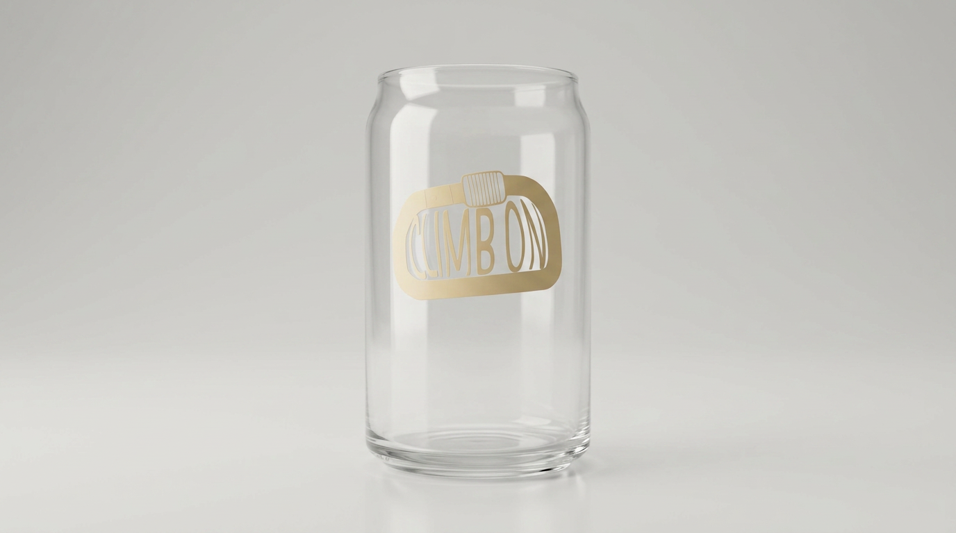 Climb On Carabiner Glass — Cream — view 1