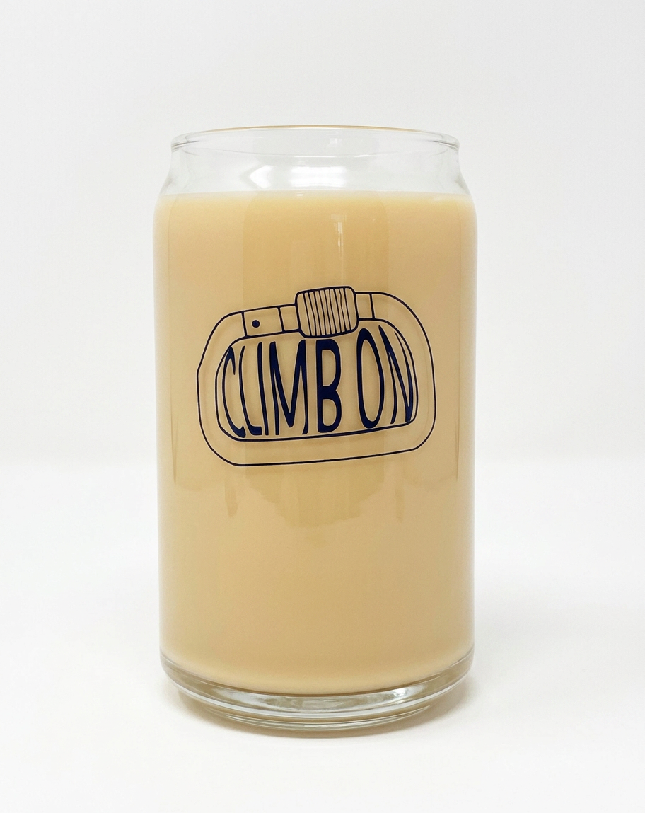 Climb On Carabiner Glass — Cream — view 2