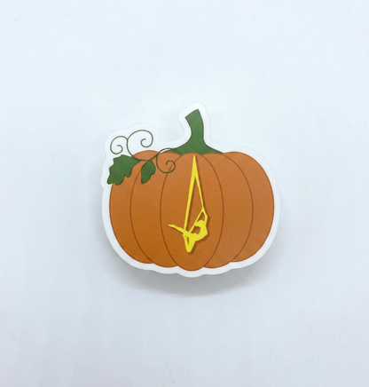 Tara Elaina Jewelry Aerial Sling Pumpkin Vinyl Sticker — view 1