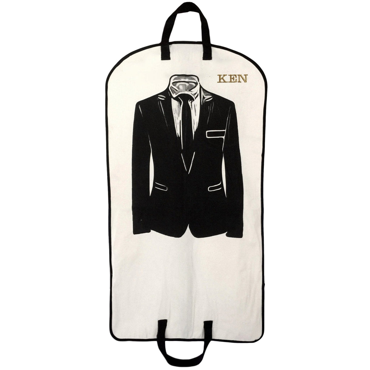 Men's Suit Garment Bag with Pocket – Cream