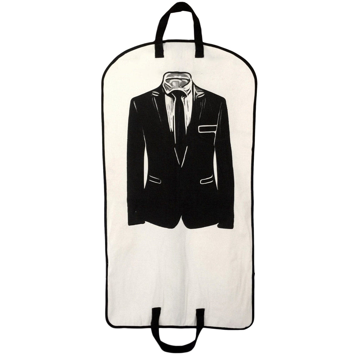 Men's Suit Garment Bag with Pocket – Cream