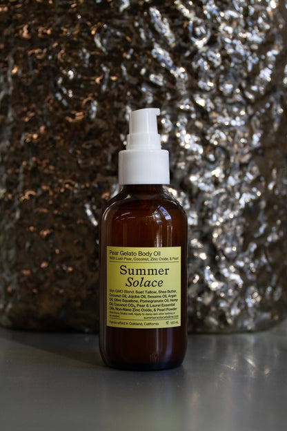 Pear Gelato Body Oil | Zinc & Pearl Extract | Updated 2026 Formula