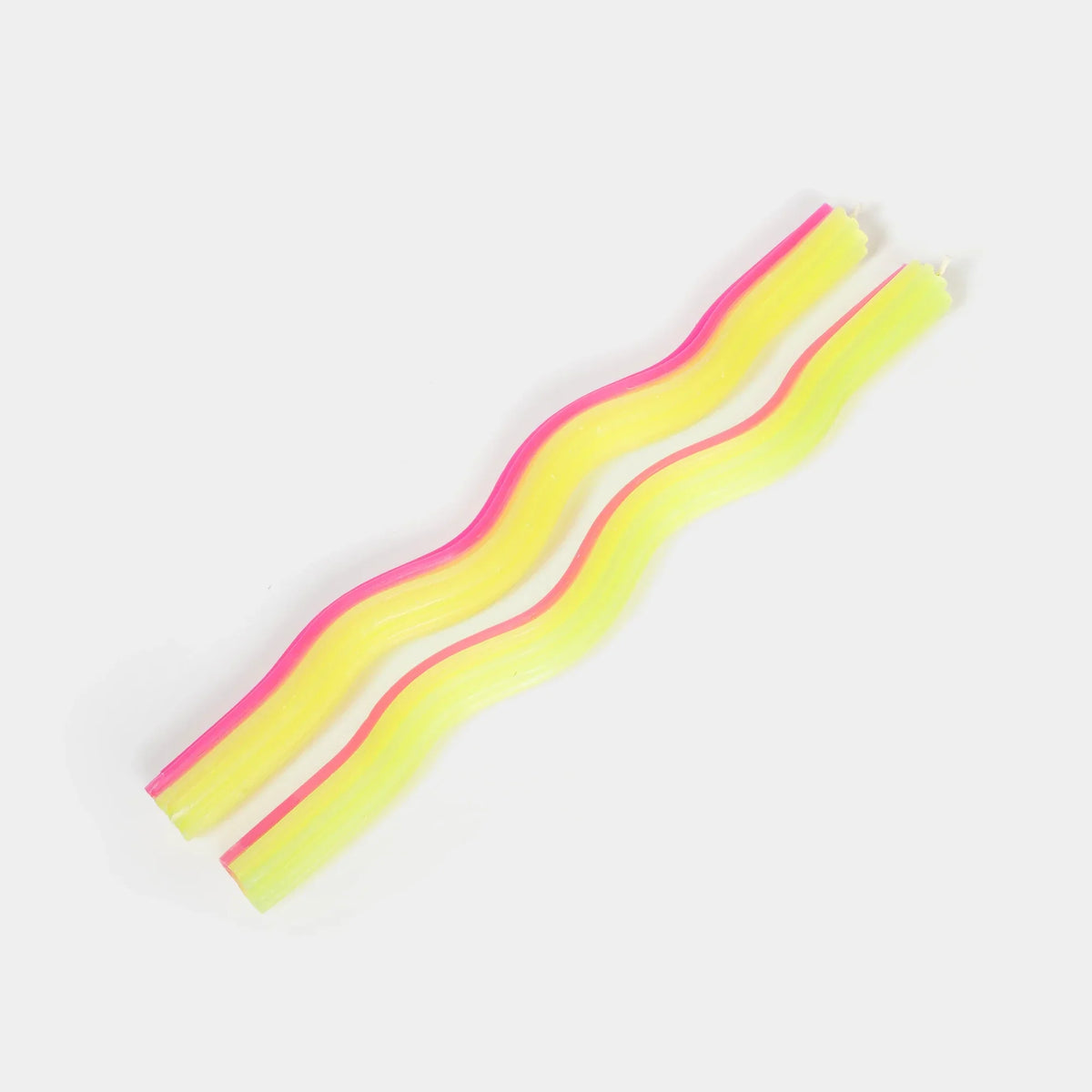Wiggle Candles - Yellow & Pink (2 pack)