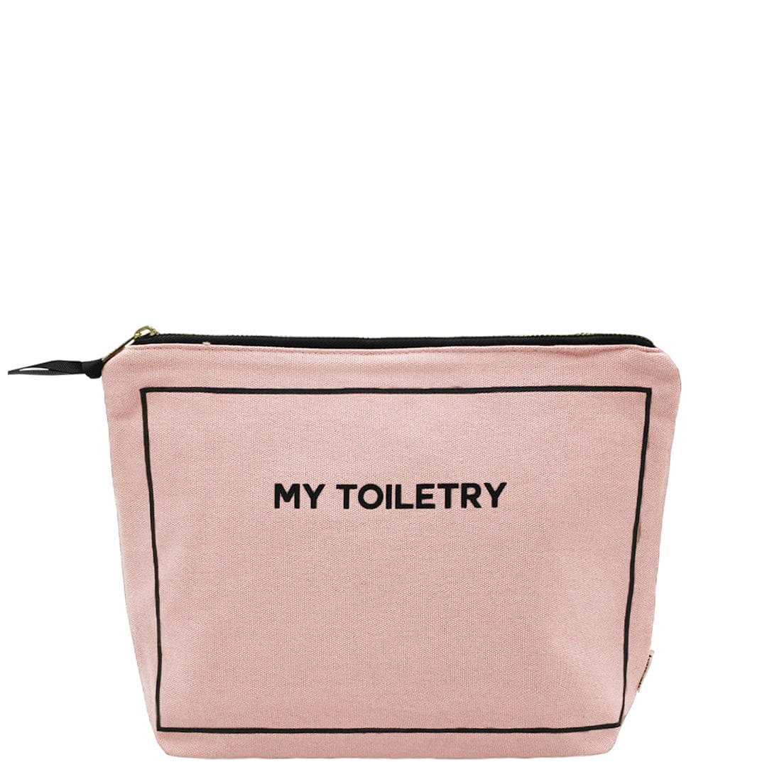 Toiletry Pouch with Coated Lining – Pink/Blush