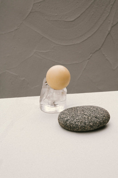 Vetiver Sphere Soap – Grounding & Earthy Aromatic Cleanser
