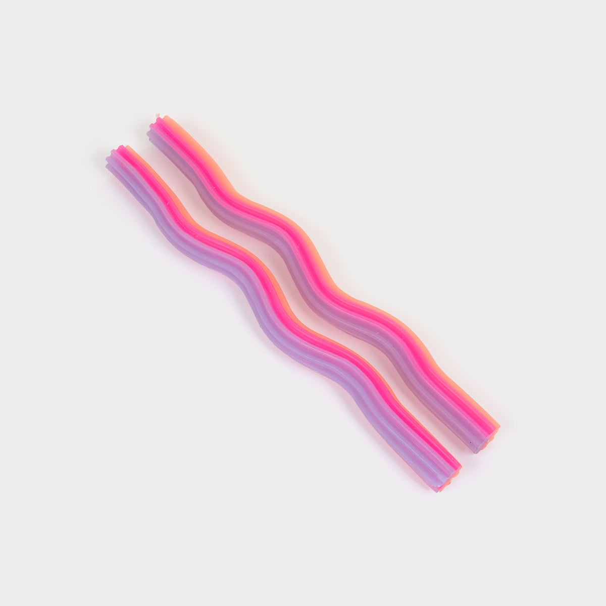 Wiggle Candles - Orange, Pink & Lavender (2 pack)